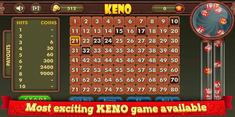 Game Keno - hành trình chinh phục đỉnh cao sự nghiệp